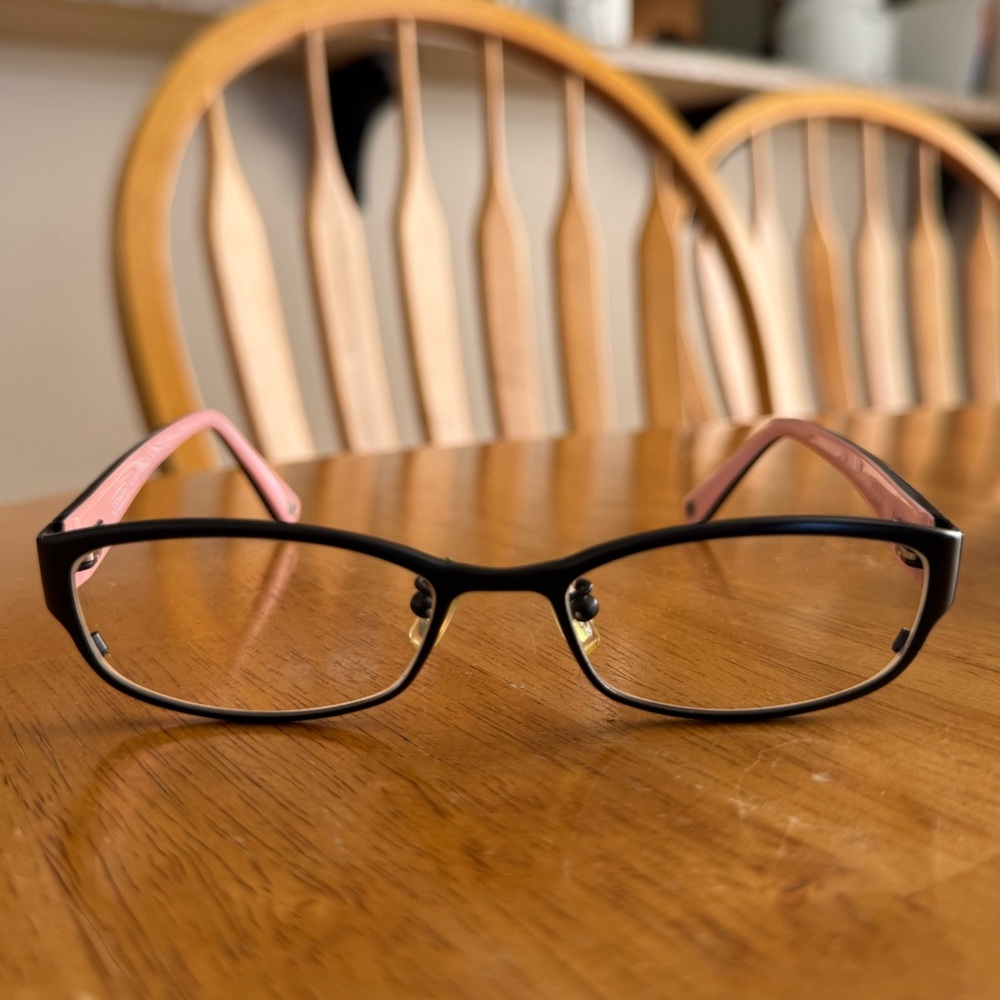 Coach Black and Pink Glasses FRAMES & CASE